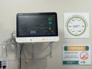 Hetrin - Hospital Estadual de Trindade recebe novos monitores multiparamétricos e desfibriladores que foram atualizados por modelos modernos e completos, unidade administrado por IMED - Instituto de Medicina, Estudos e Desenvolvimento