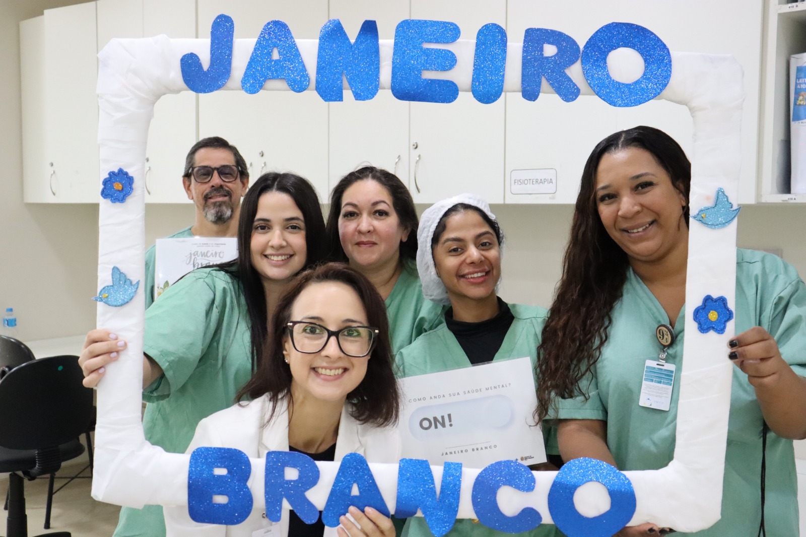 A Blitz do Janeiro Branco conscientiza colaboradores e pacientes do Hospital Municipal da Brasilândia (HMB) sobre a importância da saúde mental nas unidades geridas pelo Instituto de Medicina, Estudos e Desenvolvimento - IMED